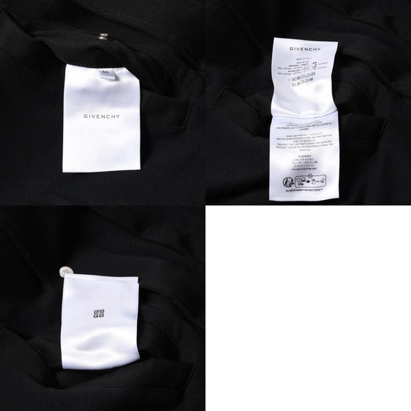 Givenchy ジバンシー リバーシブル コーチジャケット BM013814G1 サイズ46 ラインストーン ブラック クリア 刺繍ロゴ 美品 中古 4a007247