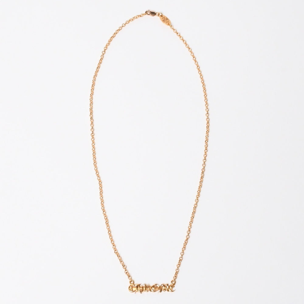 極美品 CHROME HEARTS クロムハーツ 22K 18INCH NKLC CHAIN CHROME 22K 18インチ ネックチェーン クロム ネックレス 重量約9.86g 中古 4a007335