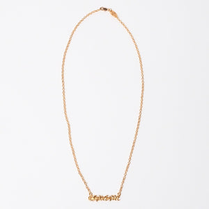 極美品 CHROME HEARTS クロムハーツ 22K 18INCH NKLC CHAIN CHROME 22K 18インチ ネックチェーン クロム ネックレス 重量約9.86g 中古 4a007335