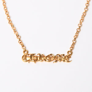極美品 CHROME HEARTS クロムハーツ 22K 18INCH NKLC CHAIN CHROME 22K 18インチ ネックチェーン クロム ネックレス 重量約9.86g 中古 4a007335