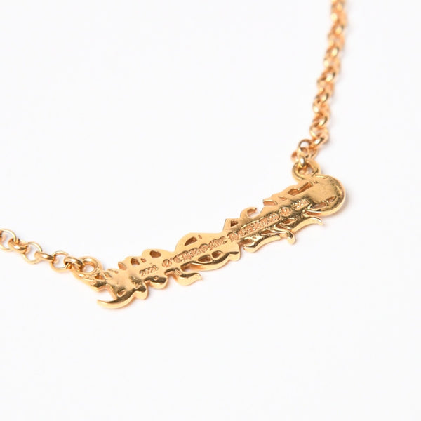 極美品 CHROME HEARTS クロムハーツ 22K 18INCH NKLC CHAIN CHROME 22K 18インチ ネックチェーン クロム ネックレス 重量約9.86g 中古 4a007335