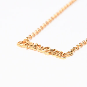 極美品 CHROME HEARTS クロムハーツ 22K 18INCH NKLC CHAIN CHROME 22K 18インチ ネックチェーン クロム ネックレス 重量約9.86g 中古 4a007335