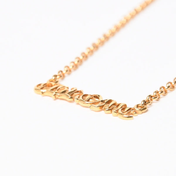 極美品 CHROME HEARTS クロムハーツ 22K 18INCH NKLC CHAIN CHROME 22K 18インチ ネックチェーン クロム ネックレス 重量約9.86g 中古 4a007335