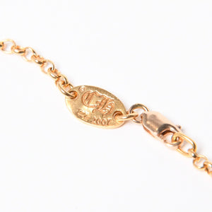 極美品 CHROME HEARTS クロムハーツ 22K 18INCH NKLC CHAIN CHROME 22K 18インチ ネックチェーン クロム ネックレス 重量約9.86g 中古 4a007335