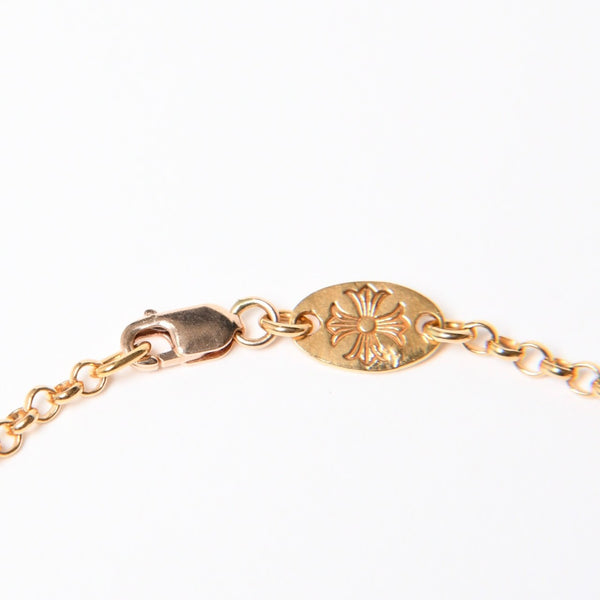 極美品 CHROME HEARTS クロムハーツ 22K 18INCH NKLC CHAIN CHROME 22K 18インチ ネックチェーン クロム ネックレス 重量約9.86g 中古 4a007335