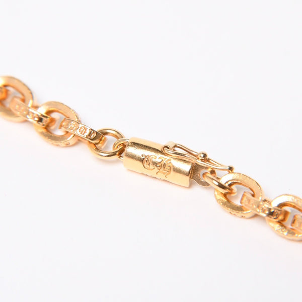 極美品 CHROME HEARTS クロムハーツ PAPER CHAIN 24INCH 22k ペーパーチェーン ネックレス 24インチ 重量約68.0g シルバー925 中古 4a007294