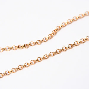 極美品 CHROME HEARTS クロムハーツ 22K HEARTS ロゴバーネックレス 重量9.34g 16インチ ゴールド アクセサリー 中古 4a007268