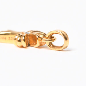 CHROME HEARTS クロムハーツ 22k CHクロス ベビーファット チャーム トップ 重量約3.58g ゴールド ダイヤモンド 2004 22k刻印 美品 中古 4a007282