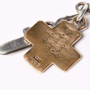CHROME HEARTS クロムハーツ 22k 3 TRINKETS スリートリンケッツ ペンダント チャーム 重量約30,3g .925刻印 22k シルバー925 美品 中古 4a007274