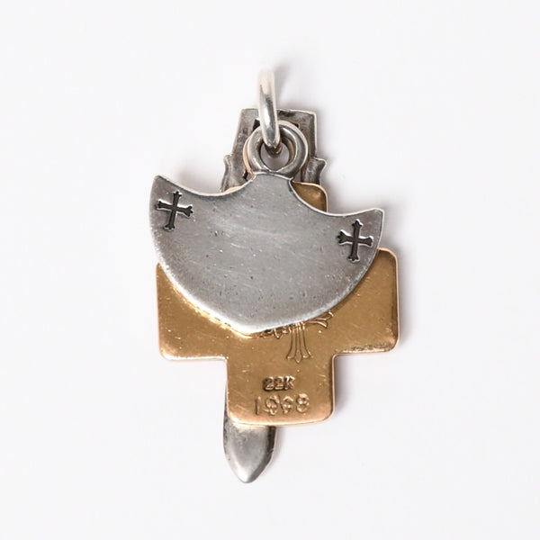 CHROME HEARTS クロムハーツ 22k 3 TRINKETS スリートリンケッツ ペンダント チャーム 重量約30,3g .925刻印 22k シルバー925 美品 中古 4a007274