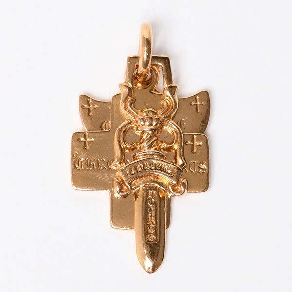 CHROME HEARTS クロムハーツ 22K 3 TRINKETS 22K 3トリンケッツ チャーム ペンダントトップ 重量約33.75g 美品 中古 4a007273