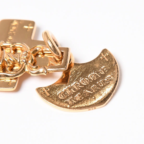 CHROME HEARTS クロムハーツ 22K 3 TRINKETS 22K 3トリンケッツ チャーム ペンダントトップ 重量約33.75g 美品 中古 4a007273