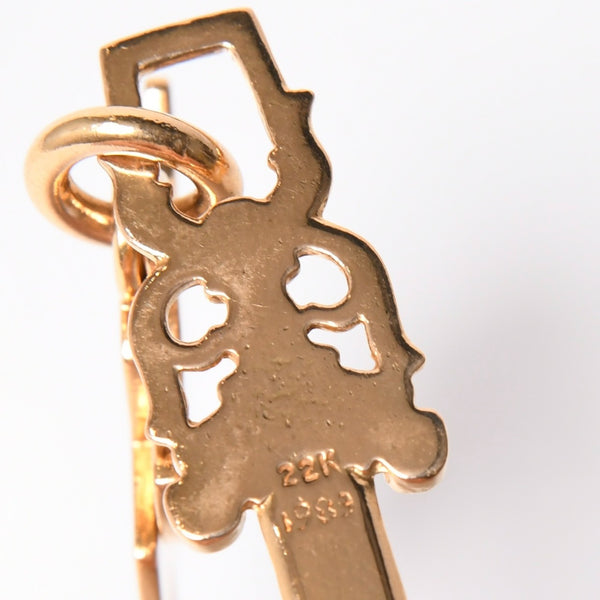 CHROME HEARTS クロムハーツ 22K 3 TRINKETS 22K 3トリンケッツ チャーム ペンダントトップ 重量約33.75g 美品 中古 4a007273