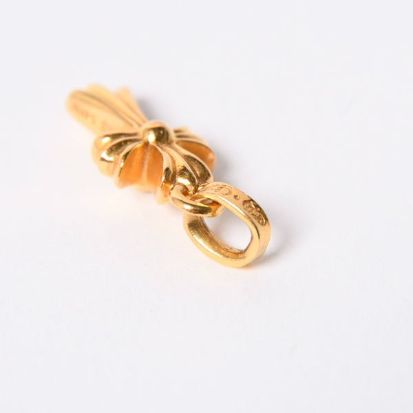 極美品 CHROME HEARTS クロムハーツ 22k CHクロス ベビーファット チャーム ペンダントトップ 重量約4.08g ゴールド 2004 22k刻印 中古 4a007278