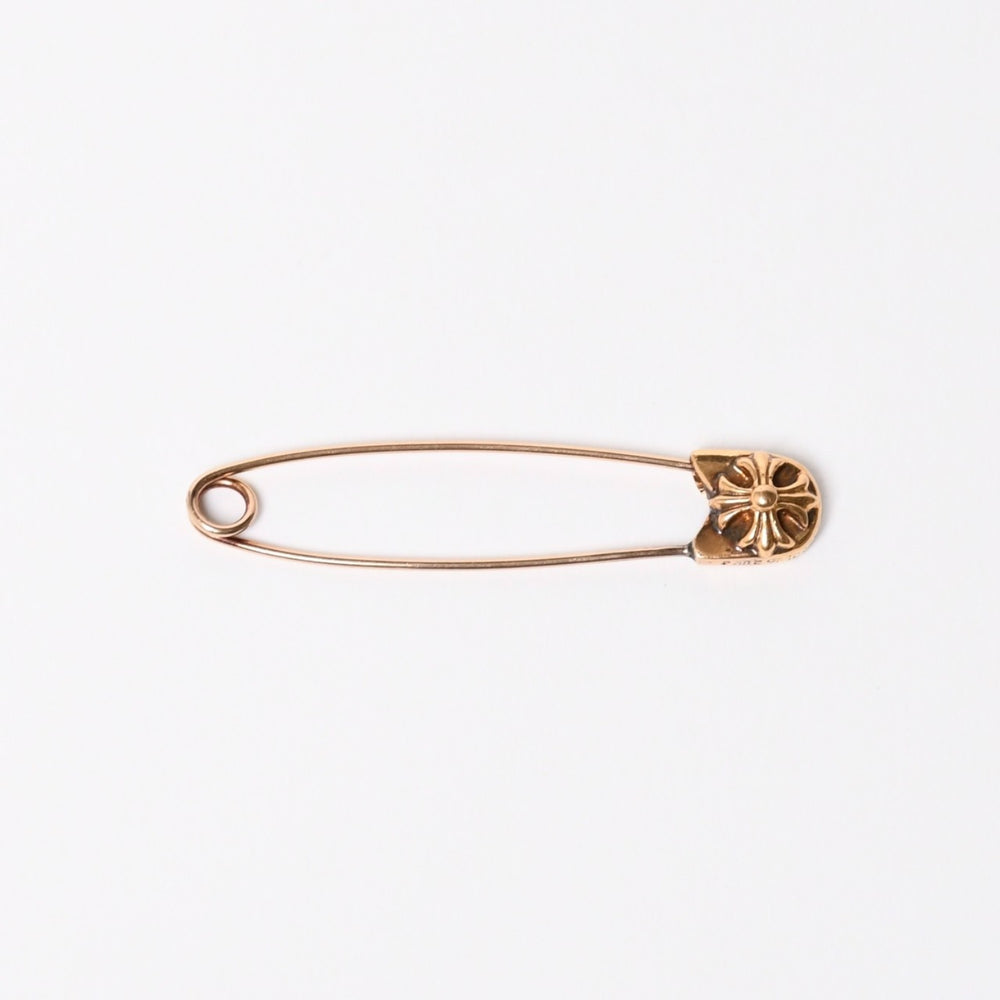 極美品 CHROME HEARTS クロムハーツ セーフティピン ラージ 22K ペンダントトップ チャーム 重量約6.9g 中古 4a007329