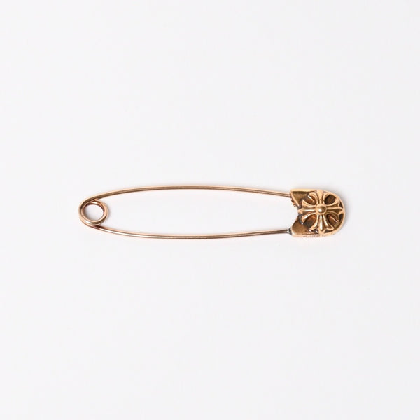 極美品 CHROME HEARTS クロムハーツ セーフティピン ラージ 22K ペンダントトップ チャーム 重量約6.9g 中古 4a007329