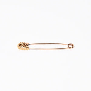 極美品 CHROME HEARTS クロムハーツ セーフティピン ラージ 22K ペンダントトップ チャーム 重量約6.9g 中古 4a007329