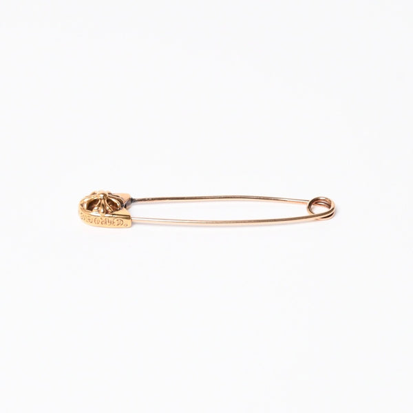 極美品 CHROME HEARTS クロムハーツ セーフティピン ラージ 22K ペンダントトップ チャーム 重量約6.9g 中古 4a007329