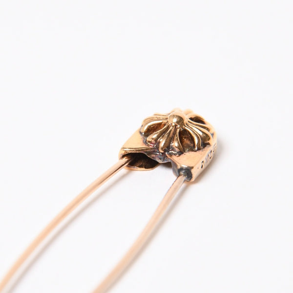 極美品 CHROME HEARTS クロムハーツ セーフティピン ラージ 22K ペンダントトップ チャーム 重量約6.9g 中古 4a007329