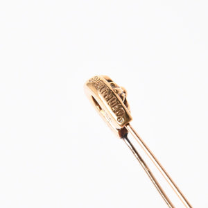 極美品 CHROME HEARTS クロムハーツ セーフティピン ラージ 22K ペンダントトップ チャーム 重量約6.9g 中古 4a007329