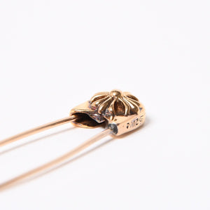 極美品 CHROME HEARTS クロムハーツ セーフティピン ラージ 22K ペンダントトップ チャーム 重量約6.9g 中古 4a007329