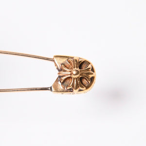 極美品 CHROME HEARTS クロムハーツ セーフティピン ラージ 22K ペンダントトップ チャーム 重量約6.9g 中古 4a007329