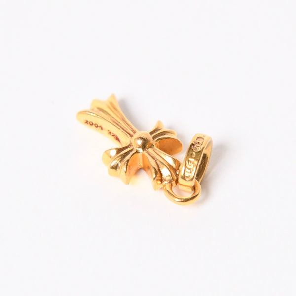 CHROME HEARTS クロムハーツ 22k CHクロス ベビーファット チャーム ペンダントトップ 重量約3.13g ゴールド ダイヤモンド 2004 22k刻印 美品 中古 4a007280