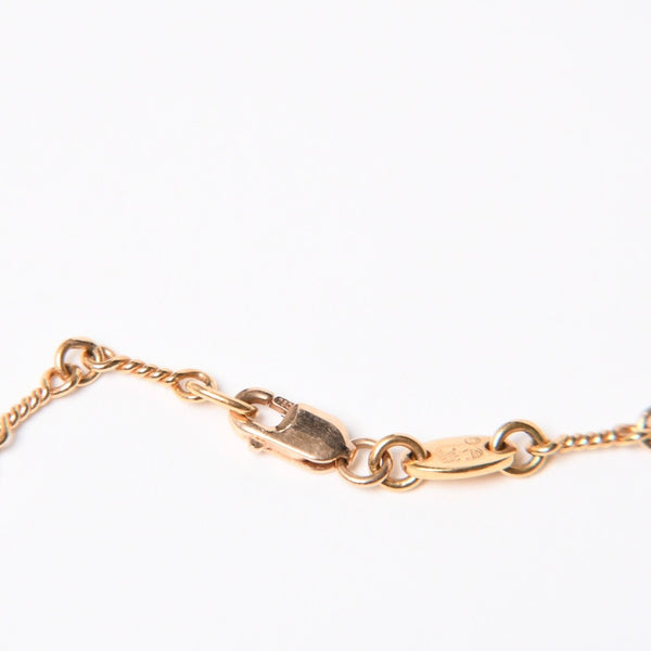 極美品 CHROME HEARTS クロムハーツ セーフティピン ネックレス 重量約13.50g ダイヤモンド K22ゴールド 22k 03 CH刻印 中古 4a007262