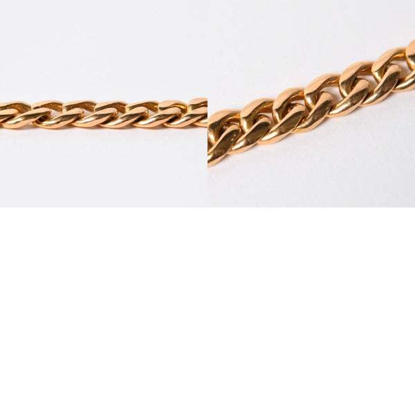 CHROME HEARTS クロムハーツ MINI ID 2CHX 2Pダイヤモンド 22K ゴールドブレスレット 22k2000刻印 重量約49.03g 美品 中古 4a007264