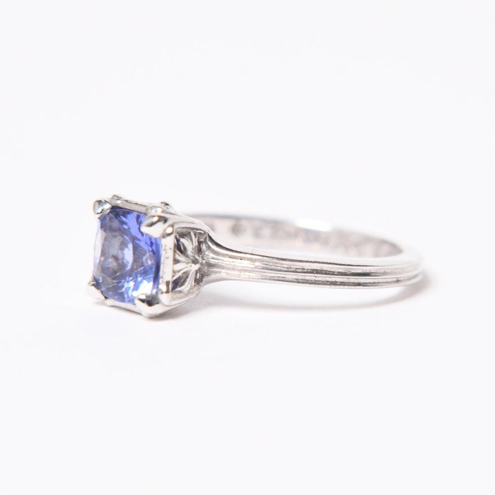 Very Good Condition CHROME HEARTS Ring CH Plus Genuine Diamond Cocktail Ring 18kWG White Gold Weight Approx. 3.3g Size 9 Used 4a007291