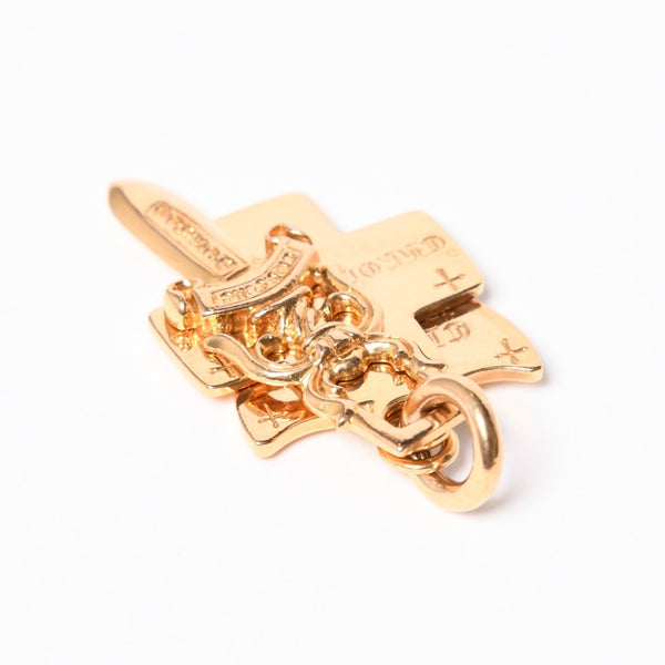 CHROME HEARTS クロムハーツ 22K 3 TRINKETS 22K 3トリンケッツ チャーム ペンダントトップ 重量約33.75g 美品 中古 4a007273