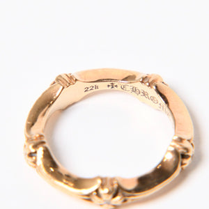 CHROME HEARTS クロムハーツ 指輪 リング 22K PLUS&BONE プラス&ボーン CHプラス ダイヤモンド ゴールド 重量約7.01g サイズ14号 美品 中古 4a007271