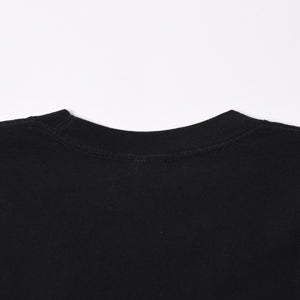 極美品 CHROME HEARTS クロムハーツ 長袖Tシャツ サイズM フローラルクロス ホースシュー ラスベガス限定 ブラック 中古 4a007293