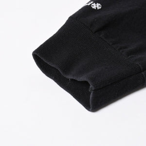 極美品 CHROME HEARTS クロムハーツ 長袖Tシャツ サイズM フローラルクロス ホースシュー ラスベガス限定 ブラック 中古 4a007293