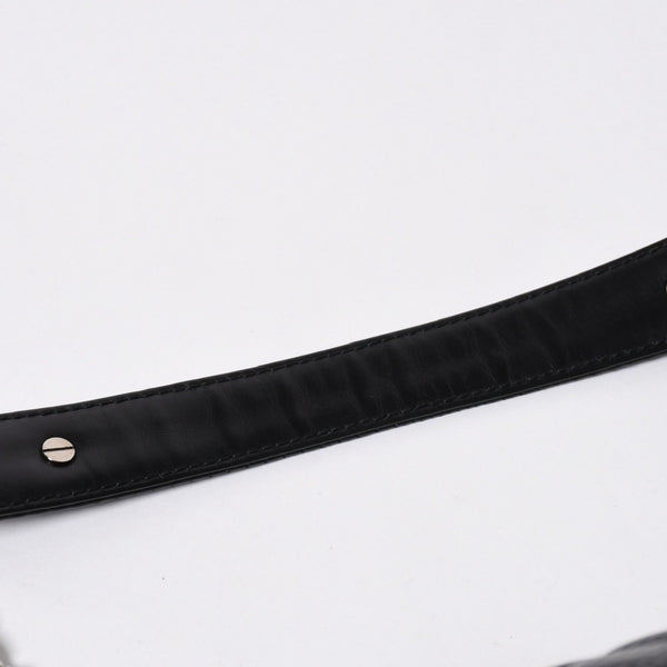 極美品 CHANEL シャネル マトラッセ25 Wチェーンワンショルダーバッグ A90211 19番台 ココマーク ラムスキン パンチングレザー 中古 4a007185