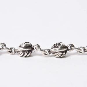 極美品 CHROME HEARTS クロムハーツ 1クリップ ショート #2クロウボール ウォレットチェーン 13リンク 重量約169.14g シルバー925 中古 4a007527