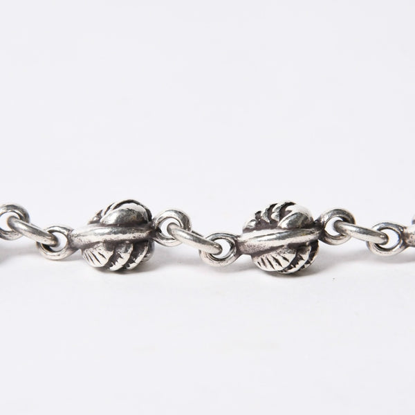 極美品 CHROME HEARTS クロムハーツ 1クリップ ショート #2クロウボール ウォレットチェーン 13リンク 重量約169.14g シルバー925 中古 4a007527