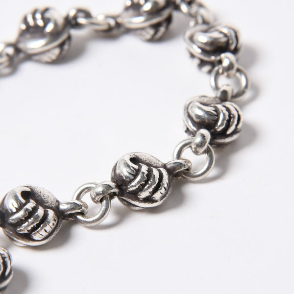 極美品 CHROME HEARTS クロムハーツ 1クリップ ショート #2クロウボール ウォレットチェーン 13リンク 重量約169.14g シルバー925 中古 4a007527