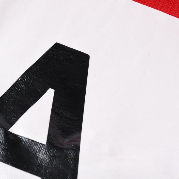 HOOD BY AIR フッドバイエアー HBA 長袖Tシャツ ボックスロゴ コットン レッド ホワイト ブラック サイズL 美品 中古 4a007302