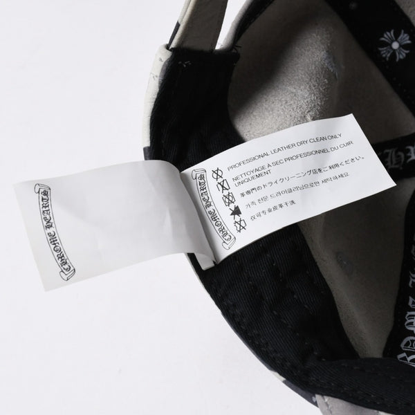 極美品 CHROME HEARTS クロムハーツ レザートラッカーキャップ ONE SIZE 51-61 カモフラージュ スターレザーパッチ スター装飾 中古 4a007503
