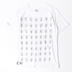 CHROME HEARTS クロムハーツ 半袖Tシャツ サイズS BSフレア ヴァインダガー ホースシュー ホワイト 美品 中古 4a007317