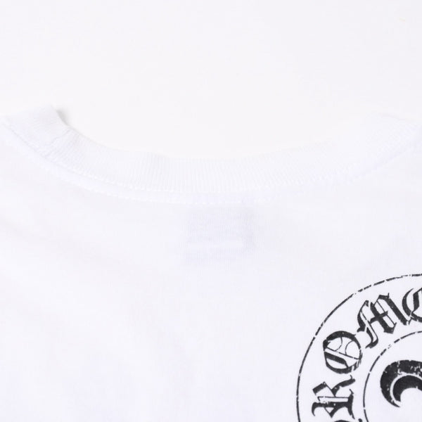 CHROME HEARTS クロムハーツ 半袖Tシャツ サイズS BSフレア ヴァインダガー ホースシュー ホワイト 美品 中古 4a007317
