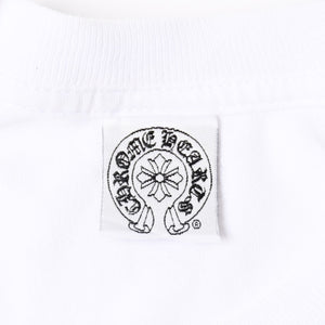 CHROME HEARTS クロムハーツ 半袖Tシャツ サイズS BSフレア ヴァインダガー ホースシュー ホワイト 美品 中古 4a007317