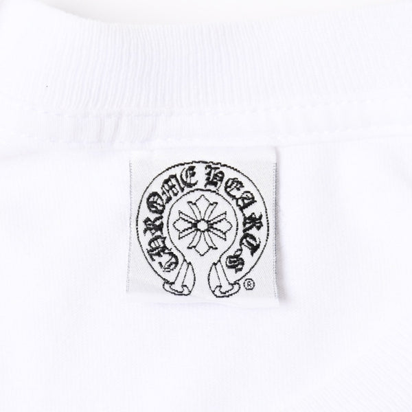 CHROME HEARTS クロムハーツ 半袖Tシャツ サイズS BSフレア ヴァインダガー ホースシュー ホワイト 美品 中古 4a007317