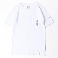 CHROME HEARTS クロムハーツ 半袖Tシャツ サイズS アメリカンフラッグ スクロールラベル ホワイト 美品 中古 4a007316