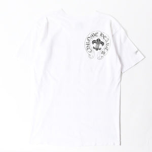 CHROME HEARTS クロムハーツ 半袖Tシャツ サイズS BSフレア ヴァインダガー ホースシュー ホワイト 美品 中古 4a007317