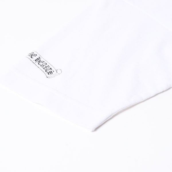 CHROME HEARTS クロムハーツ 半袖Tシャツ サイズS BSフレア ヴァインダガー ホースシュー ホワイト 美品 中古 4a007317
