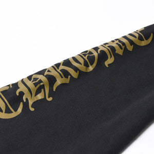 新品同様品 CHROME HEARTS クロムハーツ ジップアップ フーディー パーカー サイズL バーティカルロゴ ダガージップ ブラック 中古 4a007577