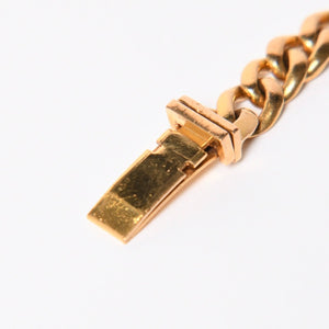 CHROME HEARTS クロムハーツ MINI ID 2CHX 2Pダイヤモンド 22K ゴールドブレスレット 22k2000刻印 重量約42.85g 美品 中古 4a007263