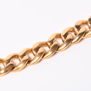 CHROME HEARTS クロムハーツ MINI ID 2CHX 2Pダイヤモンド 22K ゴールドブレスレット 22k2000刻印 重量約42.85g 美品 中古 4a007263